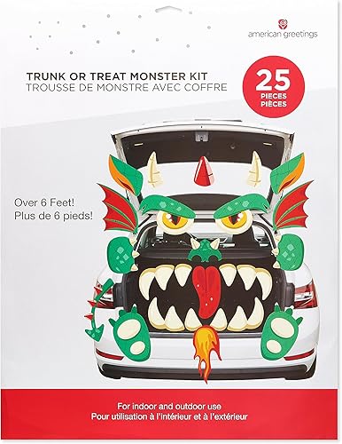 Miniatura 7 de American Greetings Kit de decoración de coche para Halloween para maletero o golosina, cementerio (42 unidades)