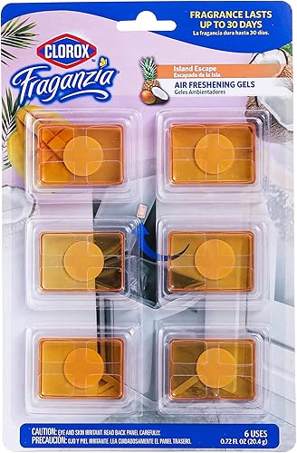 Miniatura 11 de Clorox Fraganzia - Gel ambientador adhesivo para botes de basura, lavanda con aroma a eucalipto, sin enchufe, desodorante y absorbente de olores