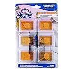 Clorox Fraganzia Adhesive Air Freshening Gels in Island Escape, 6pk | No-Plug, Battery-Free Air Freshener for Garbage Cans & More, 6 Air Freshener Units