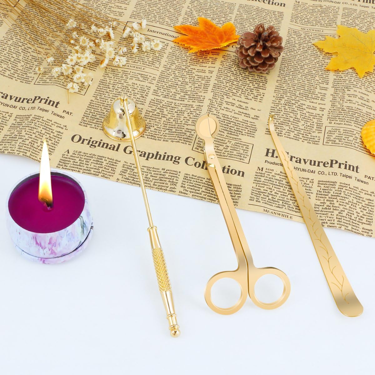 Amazon｜(Gold) Candles Snuffer Candle Accessory for Candle Wick