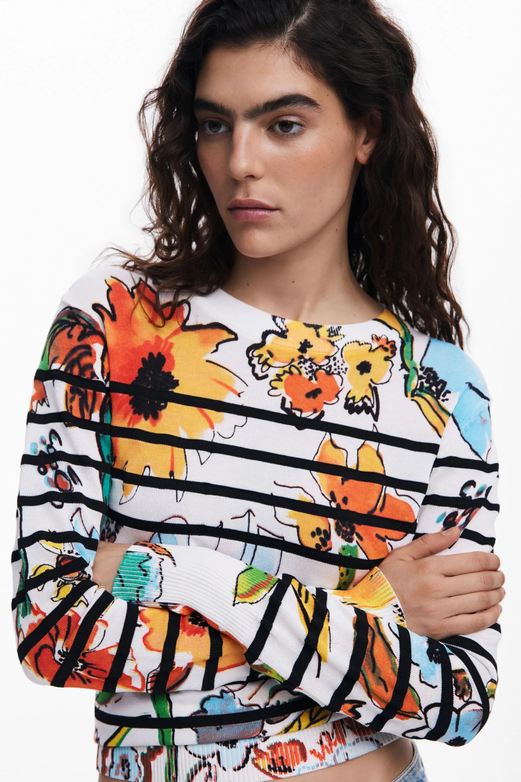 Desigual 25swjf21 Sweatshirt Donna (Pacco da 1)