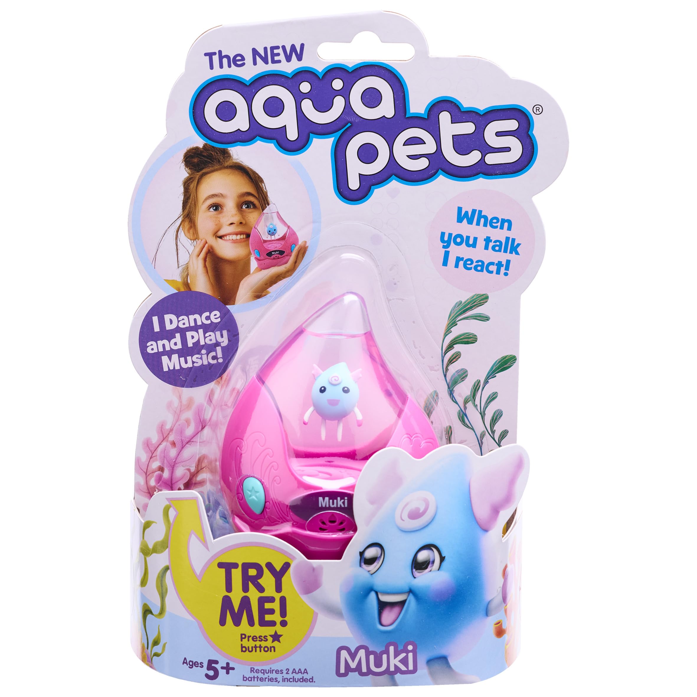 Aquapets Muki - interactive dancing pets with musical sounds and moves.