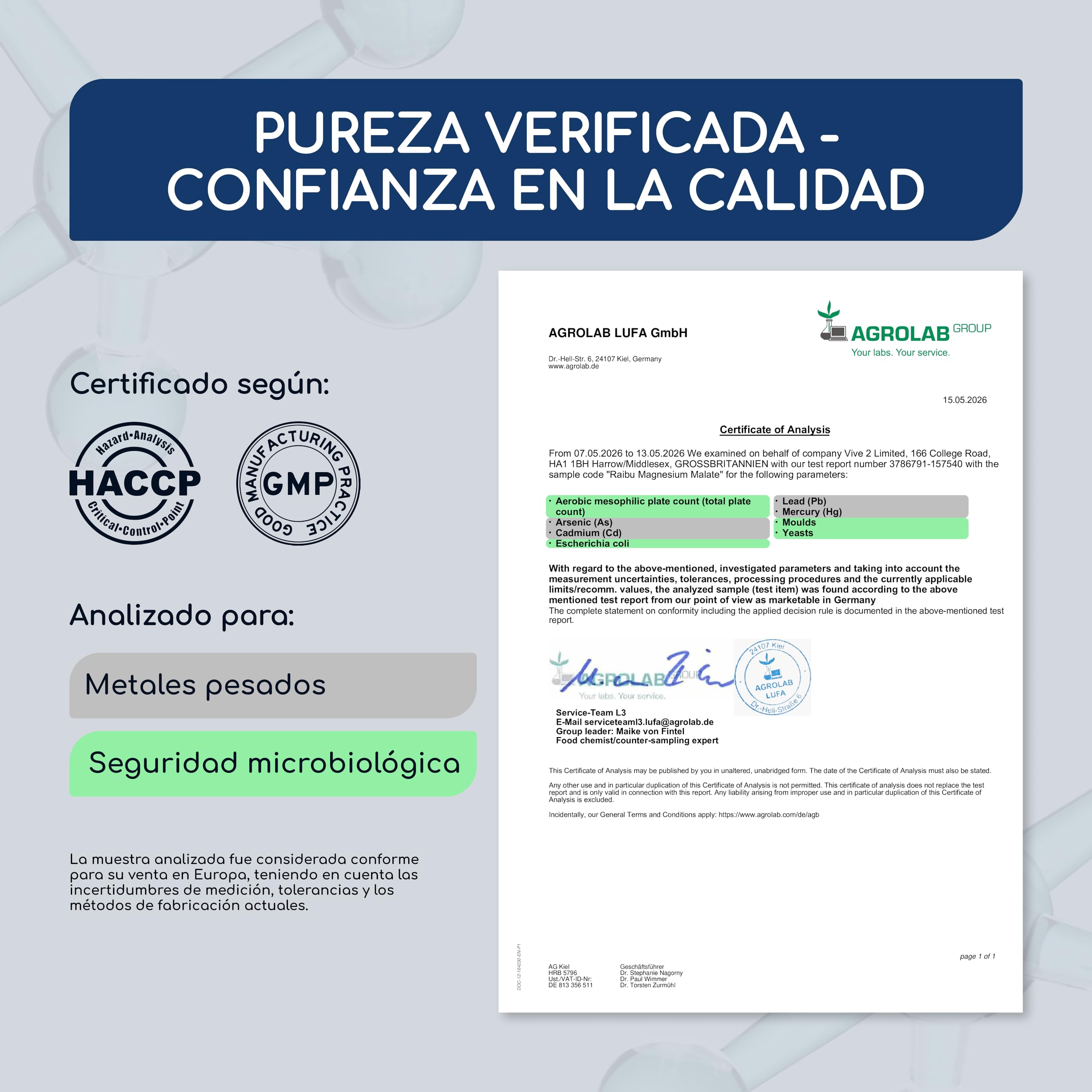 Magnesio Malato 2250 mg al Día (450 mg de Magnesio Elemental) - 240 Cápsulas - Energía, Músculos y Sistema Nervioso - Alta Dosificación y Biodisponibilidad - Sin Aditivos, Sin Gluten