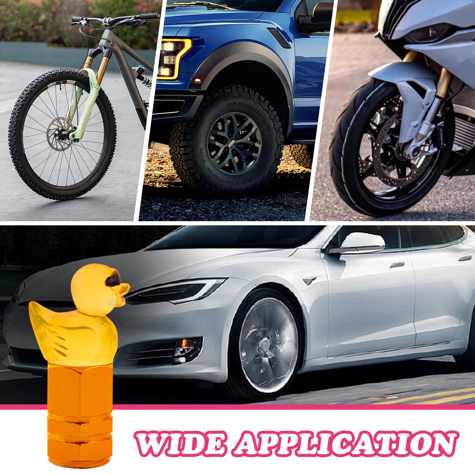 LUAATT Lot De 4 Bouchons De Valve De Pneu De Voiture Amusants Pour