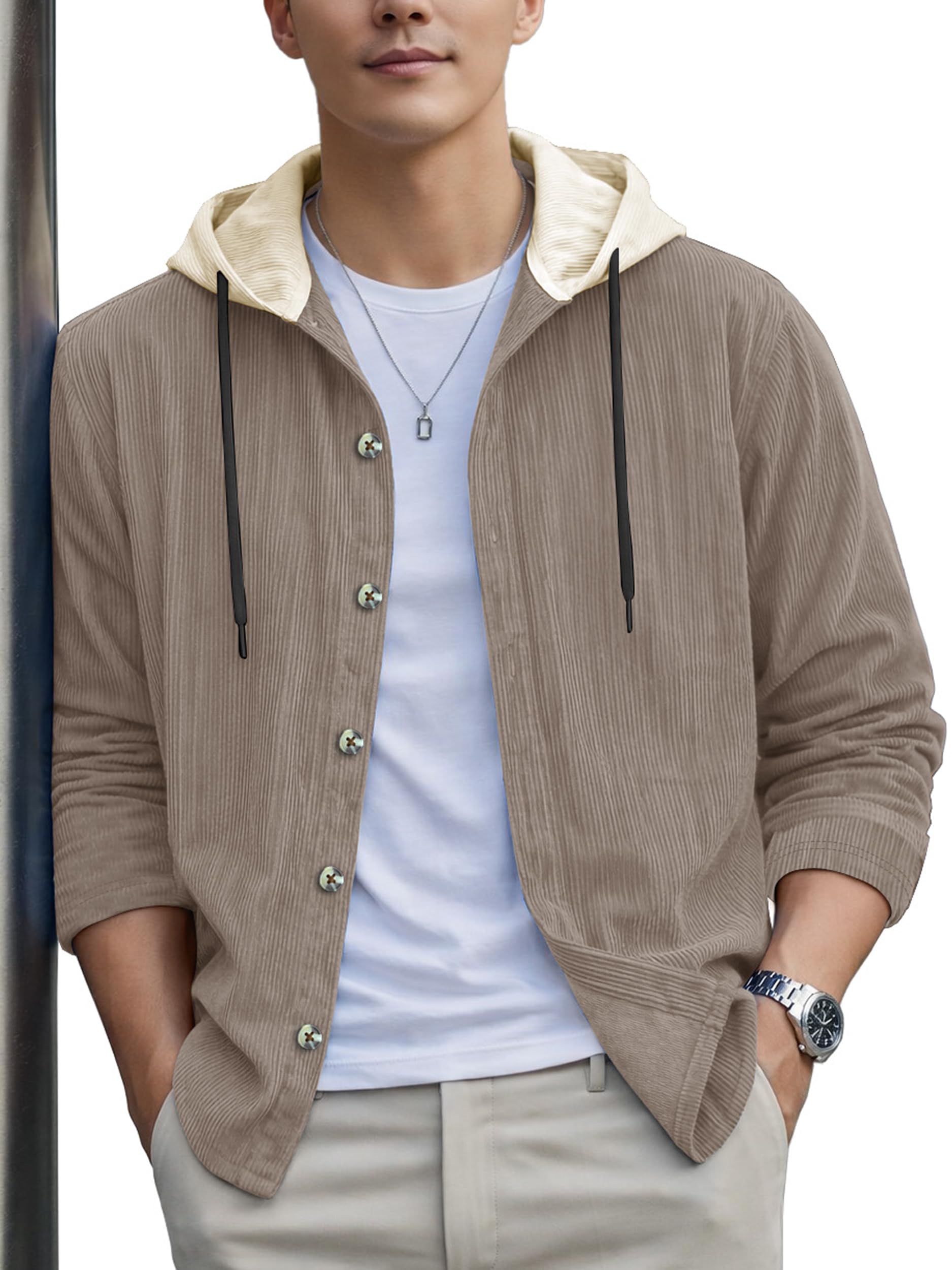 Bonkers Corner Menâ€™s wear Oversized Fit Hooded Neck Sweatshirt in neutral