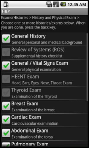 Smart Medical Apps - H&P