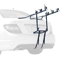 Portabicicletas Maletero Berlina Allen Sports USA Deluxe - Portabicicletas de 3 Bicicletas para Coche, Color Negro