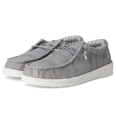 Hey Dude Kids Wally Stretch Sox (Little Kid/Big Kid) Boys Shoes Grey