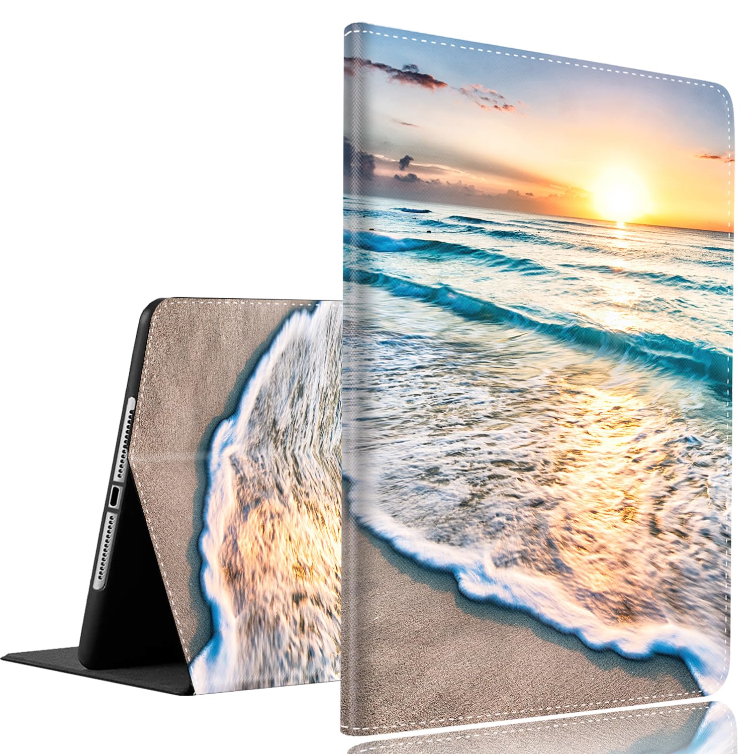 Case for iPad Pro 11 Inch 4th/3rd/2nd/1st Gen 2022/2021/2020/2018 and iPad Air 5th / 4th Generation 10.9 2022/2020，Standing Cover Case with Auto Sleep