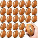 Blulu 30 Pack Mini Footballs Bulk 3.35 Kids Foam Stress Balls Football Party Favor Small Stress Sports Ball Toy for Birthday Homecoming Game Back to School Reward Party Gift Goodie Bags Stuffers