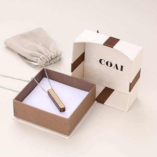 Miniatura 7 de COAI Collar de cristal de barra para hombre - ObsidianaHowlitaOjo de tigreAventurina Verde