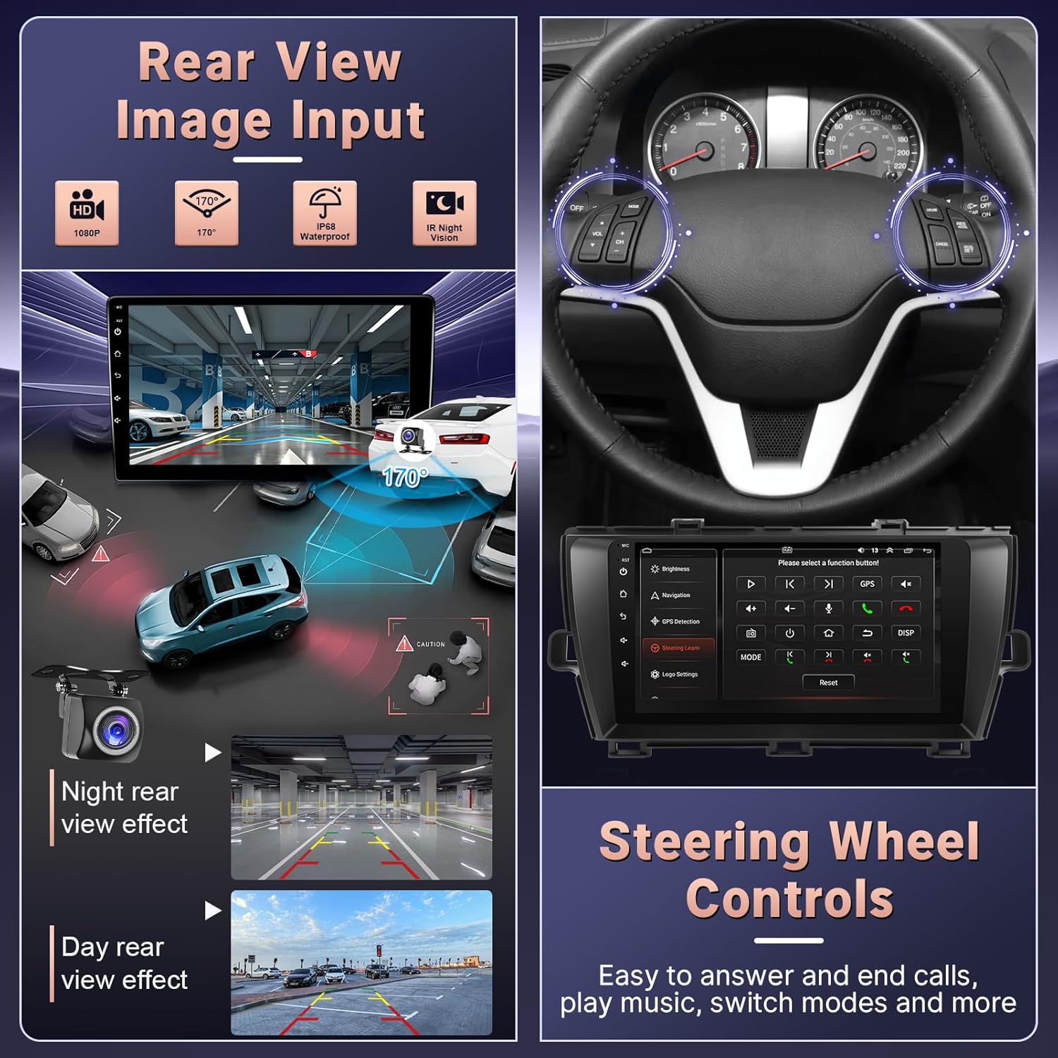 Upgrade Android 12 Car Radio for Toyota Prius 2010-2015 (Fit J-B-L Version) with Carplay Android Auto - 2+32GB 9Inch Touch Screen Head Unit for Prius Stereo with MIC + CAN BUS + Backup Camera