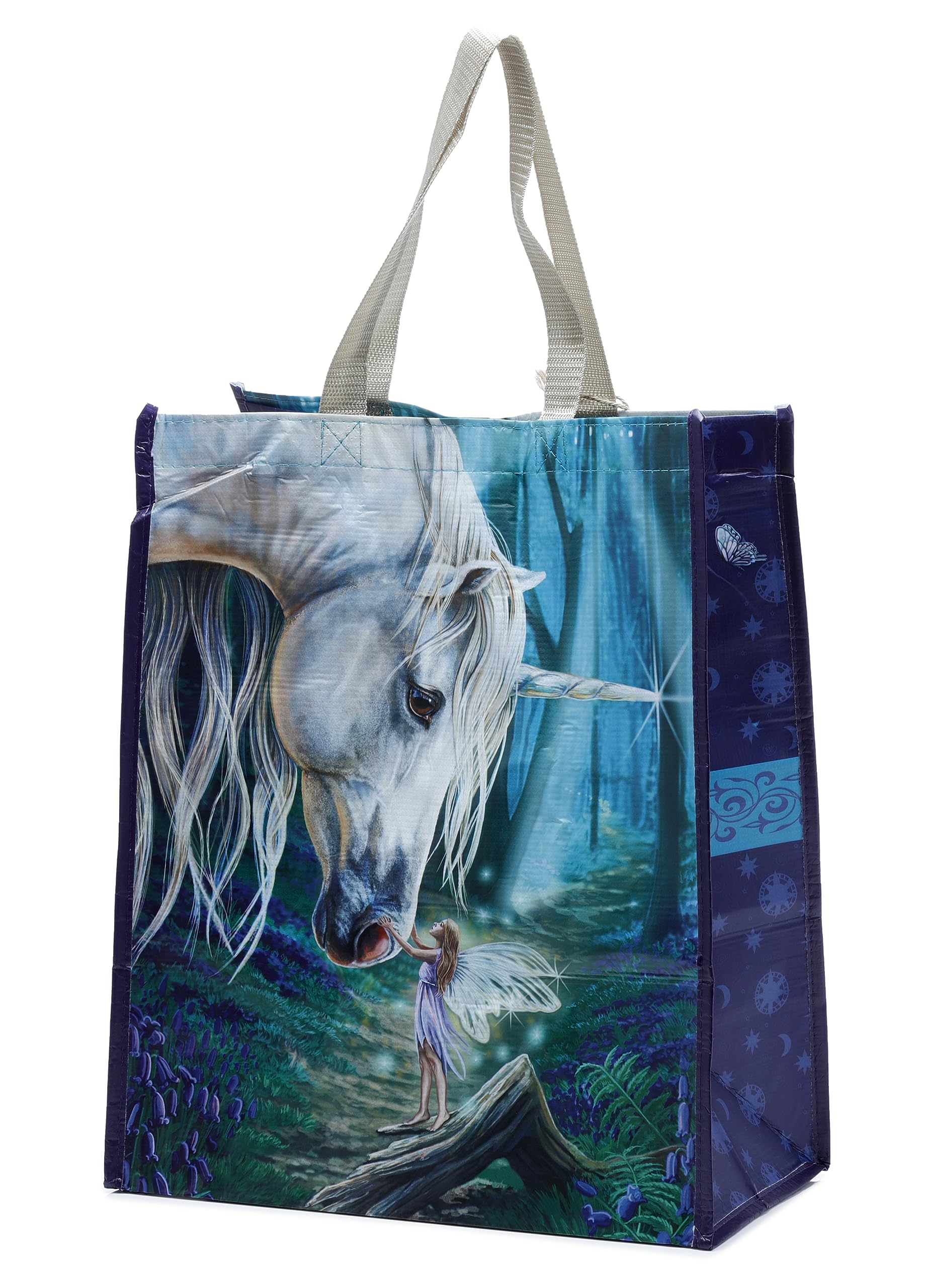 Puckator Women's Multicolour Lisa Parker Fairy Whispers Reusable Shopping Bag Out Of Recycled Plastic Bottles - Shoulder Bags Handbags For Canvas Tote Bags For Hand Bag Large Bags Aesthetic Stuff