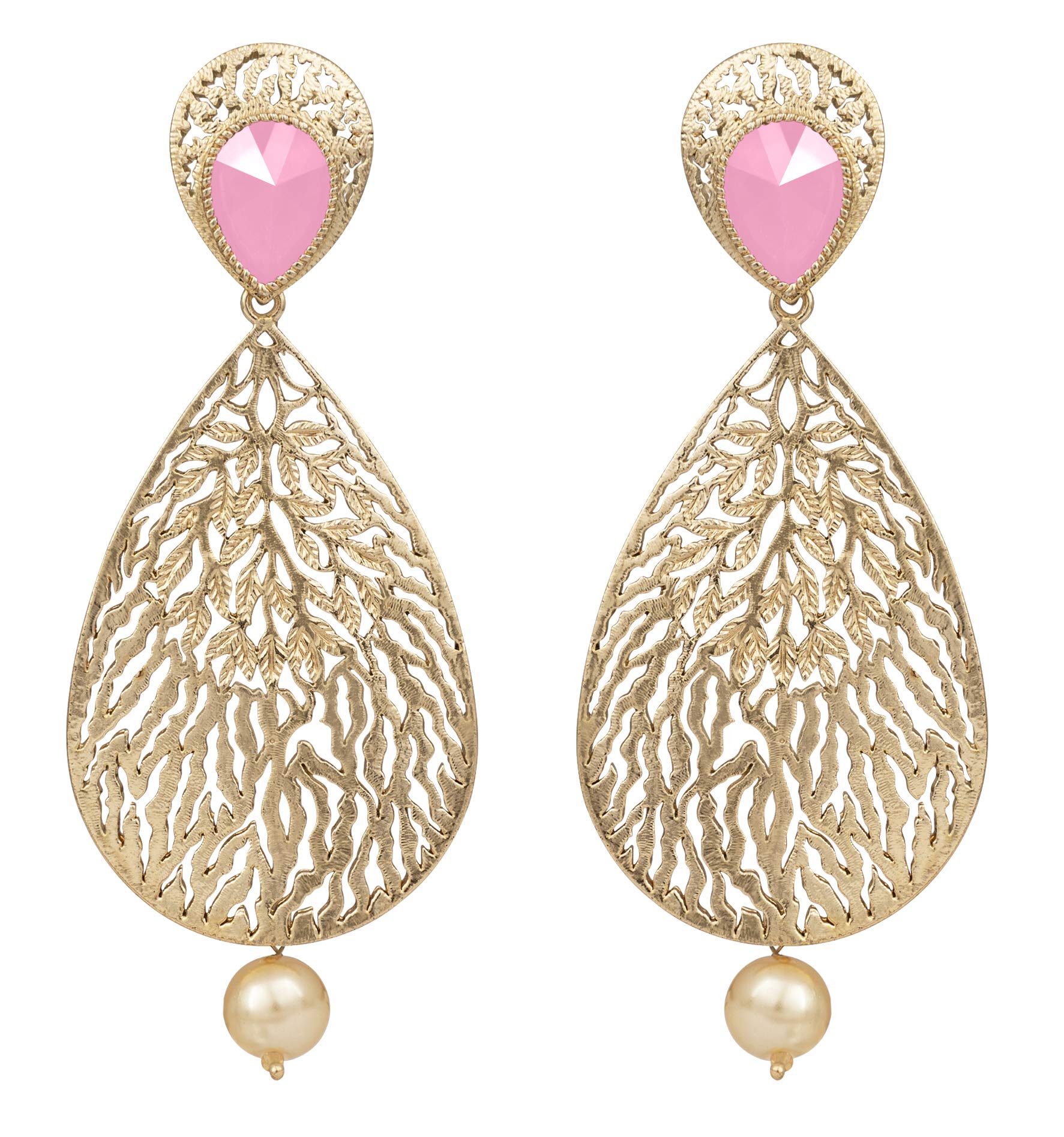 See full amazon price history chart for JFL - Jewellery for Less Gold Tone Polki Stone Studded with Drop Pearl Dangler Earrings for Women and Girls (Baby Pink) JFL - Jewellery for Less Gold Tone Polki Stone Studded with Drop Pearl Dangler Earrings for Women and Girls (Baby Pink) (B08RMJ7NQ4) Amazon Price History, Amazon Price Tracker