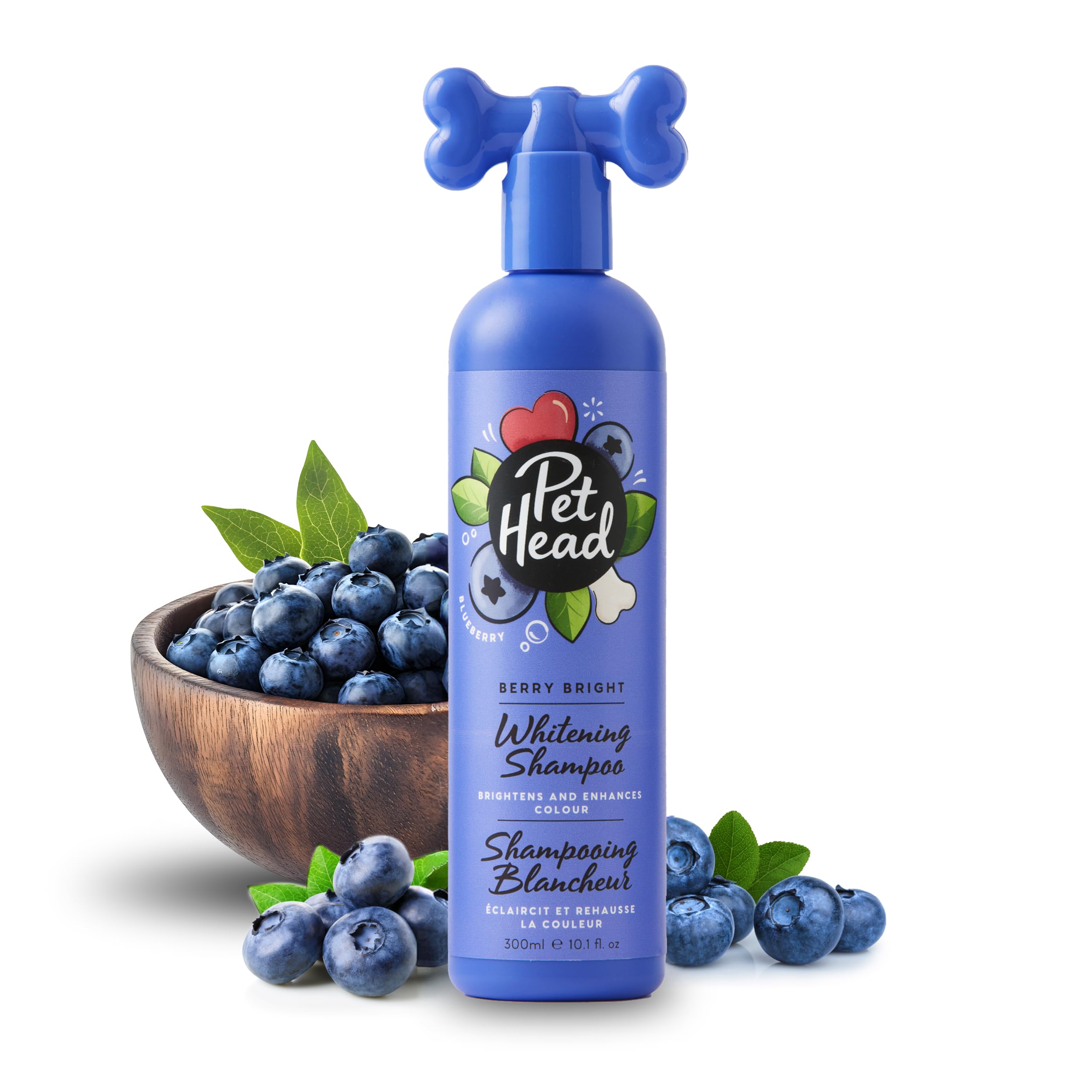 Pet Head Berry Bright Shampoo For Dogs - White/Light/Yellow 300Ml