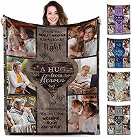 Vista 16 de MyPupSocks Manta Conmemorativa Personalizada con Foto, Manta de Simpatía Personalizada, Regalo Conmemorativo Personalizado para Pérdida de un Ser