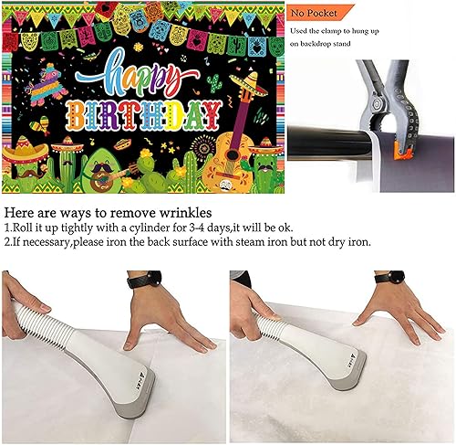 Miniatura 9 de Decoraciones para fiestas mexicanas con temática de fiesta mexicana, decoración de fiesta mexicana del Cinco de Mayo, cartel de cumpleaños de dos