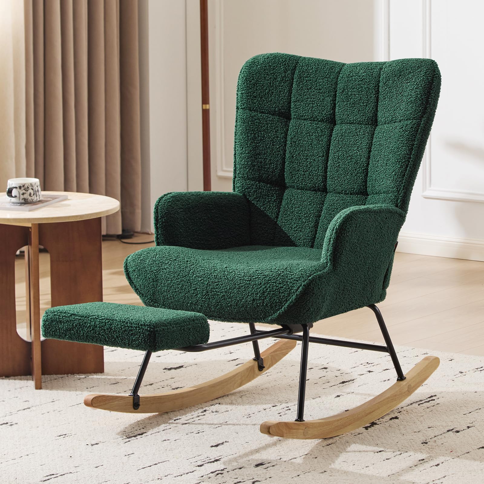 リリパットレーン87☆Green Fingers Nursery Amazon.com: Furniliving Nursery Rocking Chair Upholstered Glider