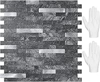 Vista 27 de STICKGOO - Protector contra salpicaduras para despegar y pegar, azulejos de pared de PVC para pegar en el protector contra salpicaduras para cocina