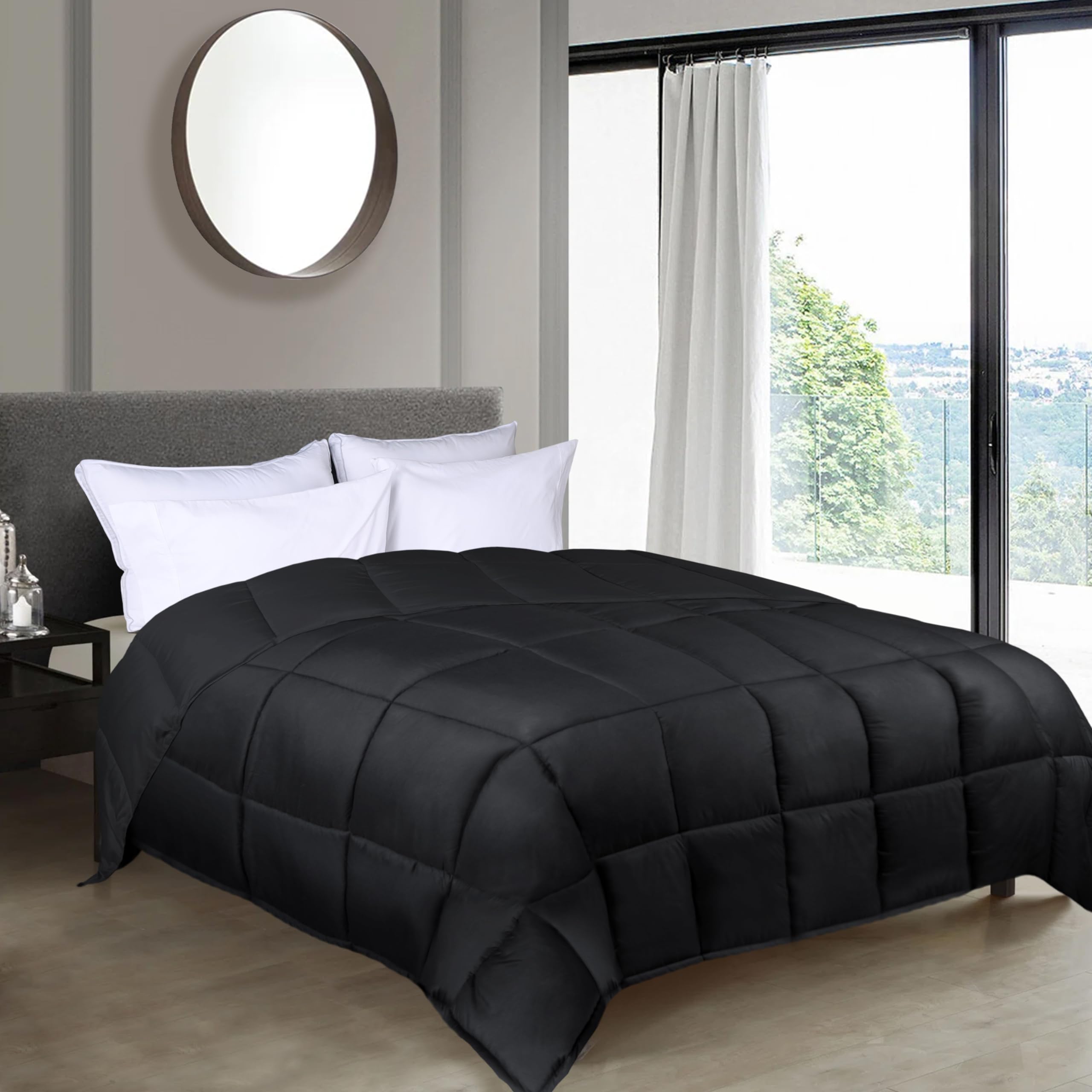 Funda de cama ultrasuave King edredón de microfibra cepillada con relleno de felpa