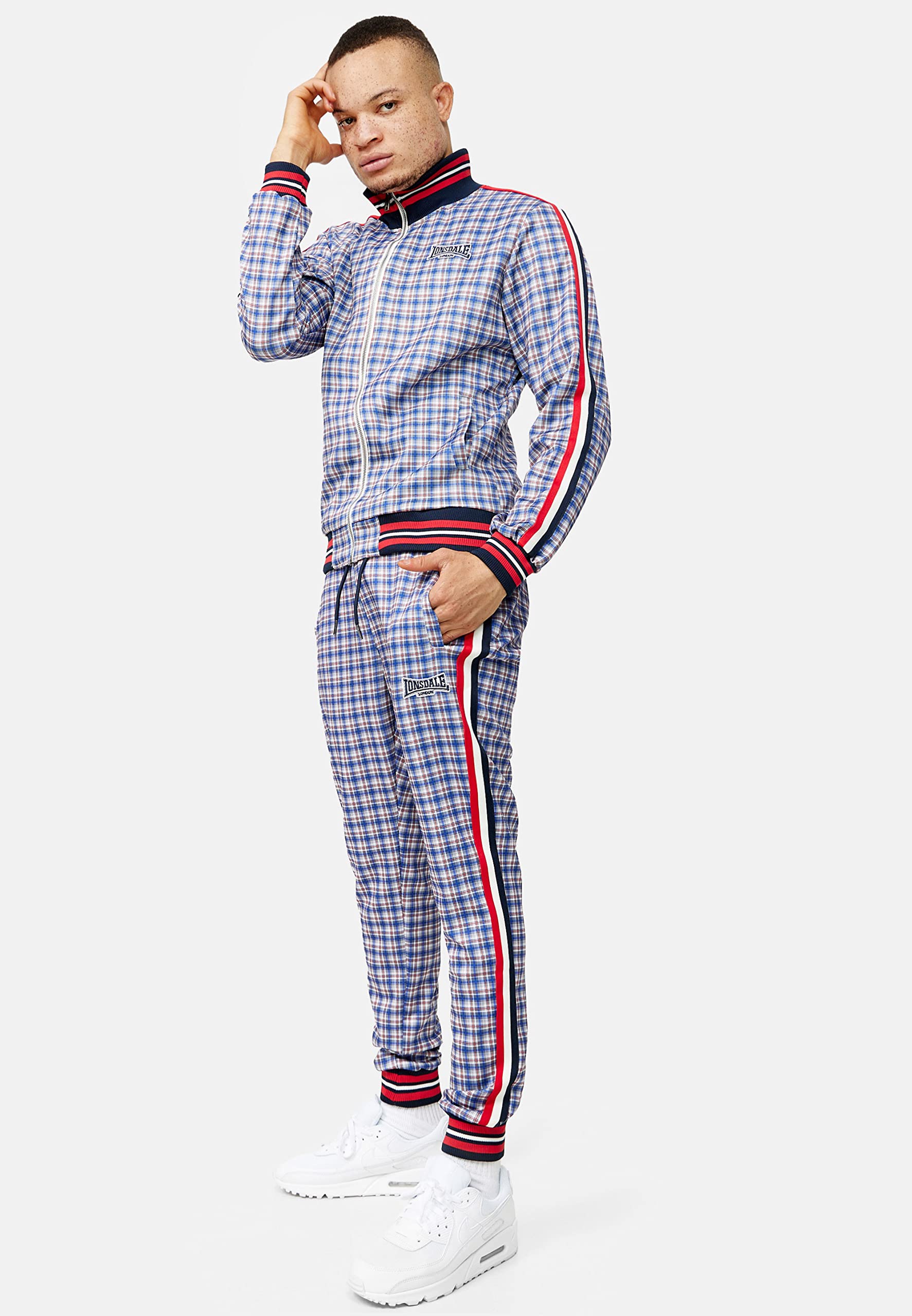 Lonsdale Burmarsh Tuta da uomo "The Gentlemen", vestibilità slim Uomo (Pacco da 1)