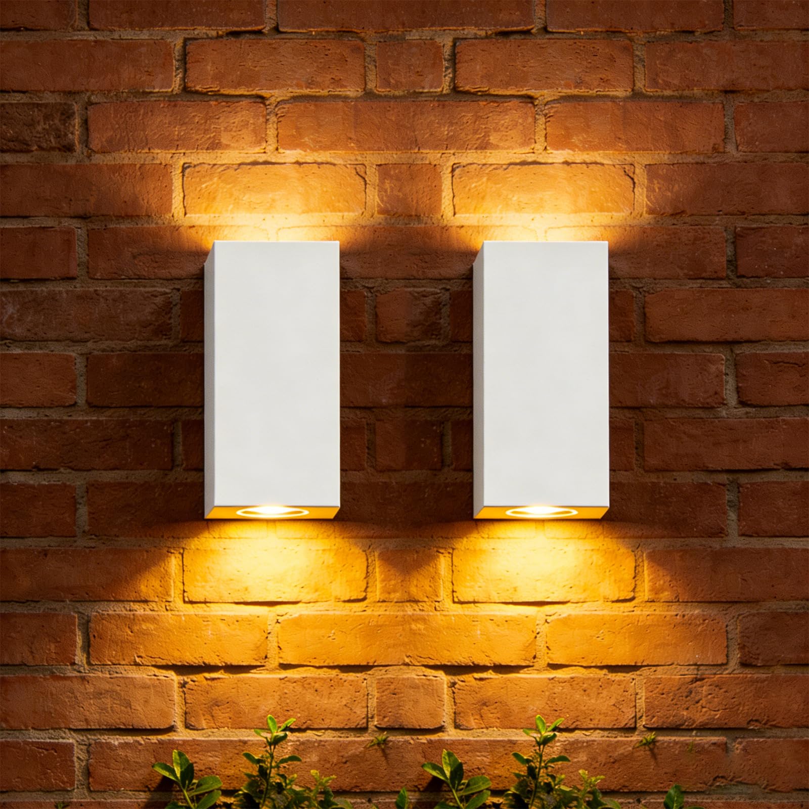 Maxled, Light is Led! 2 Pcs Indoor Outdoor Wall Lights Up Down Wall Light IP54 Outside Lights GU10 Outdoor Wall Sconce for Interior or Exterior Hallway Corridor Garden Porch Patio Bulb not includld