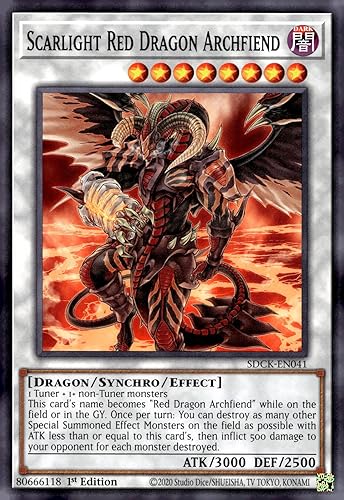 Scarlight Red Dragon Archfiend - SDCK-EN041 - Común - 1 edición disponible en Yaxa Colombia