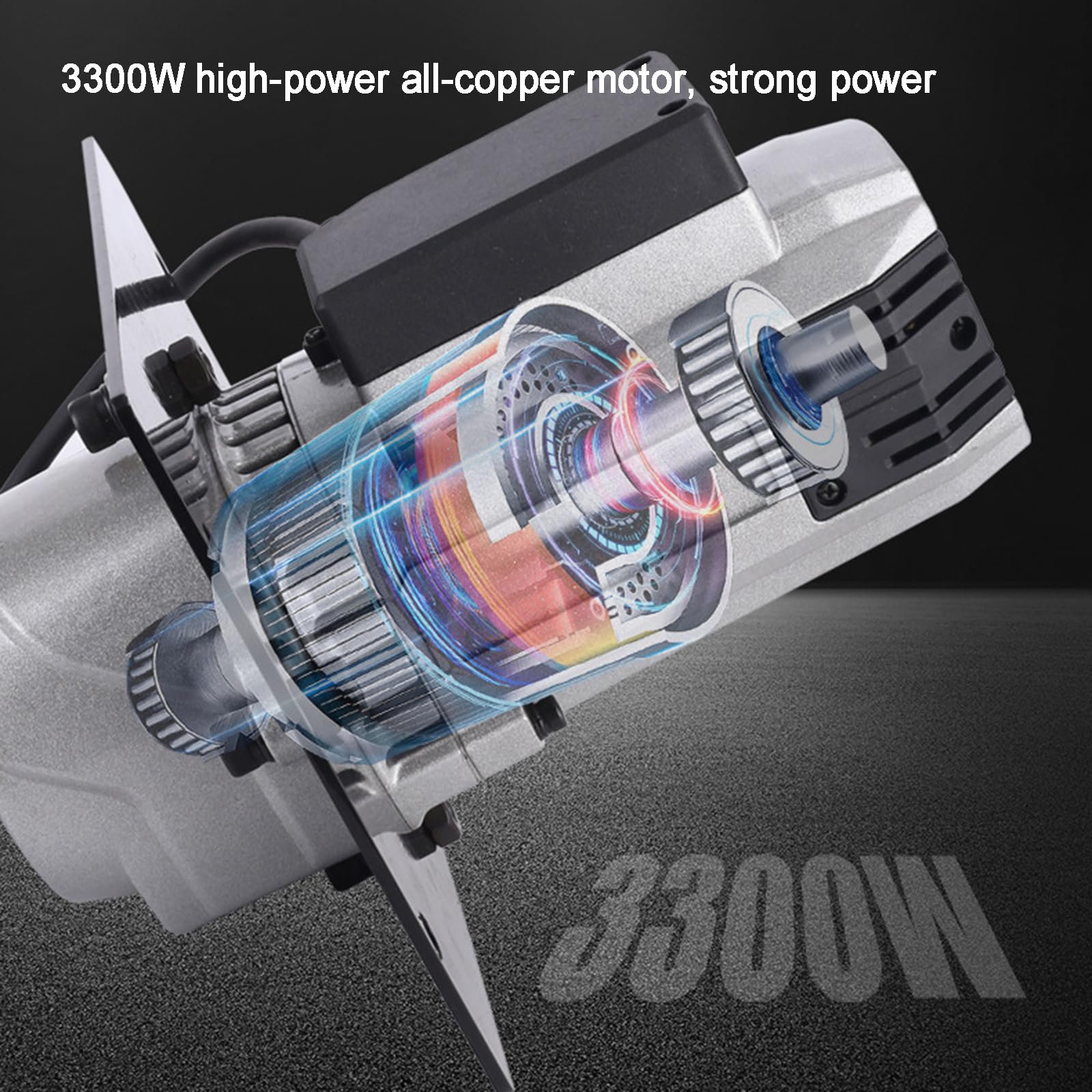 Spaccalegna elettrico 3300 W, strumento automatico resistente per spaccare legna da ardere fino a 30,5 cm