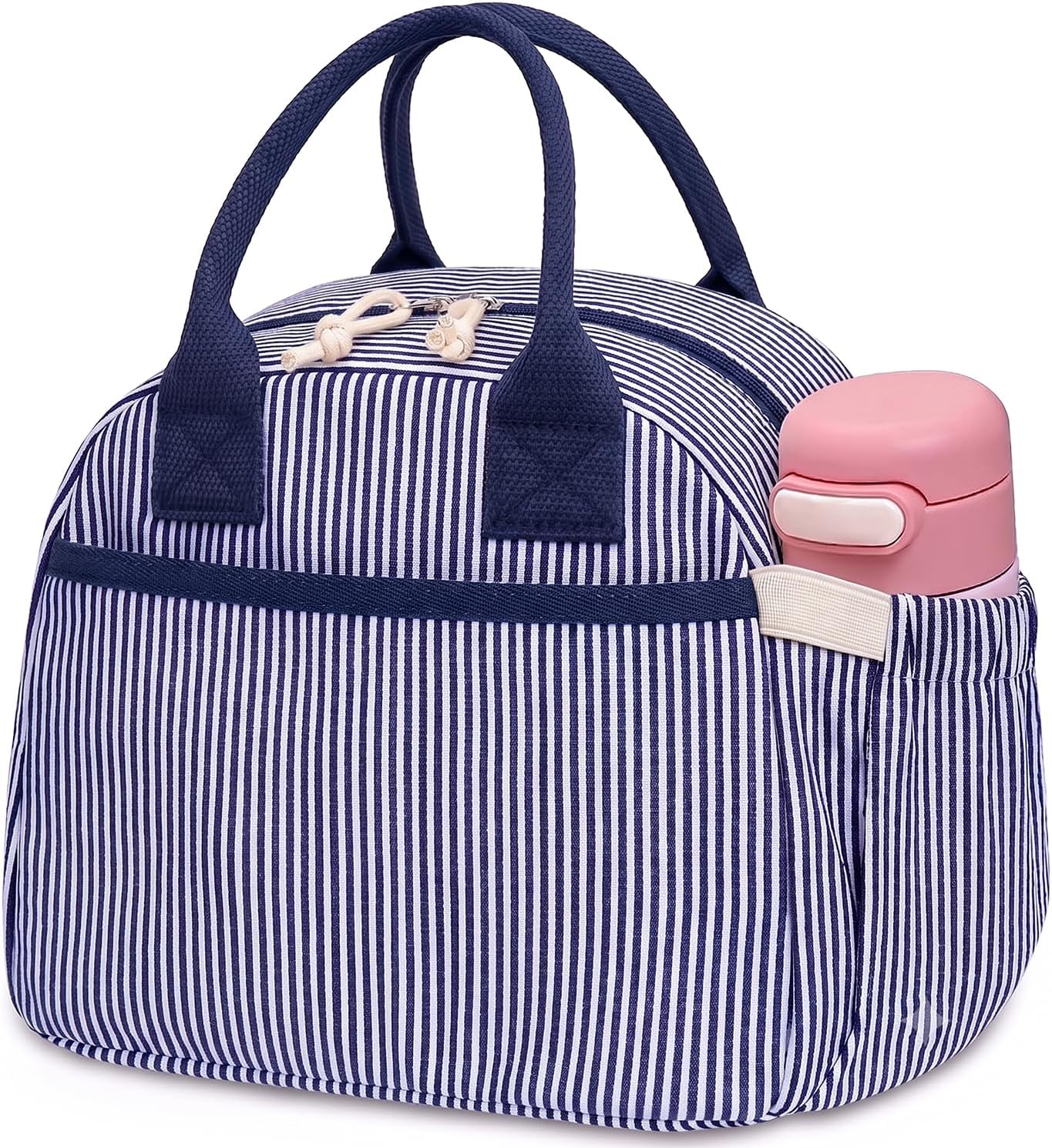 Carry bloom Lunch Box for Women, Insulated Lunch Bag Cute Corduroy Lunchbag