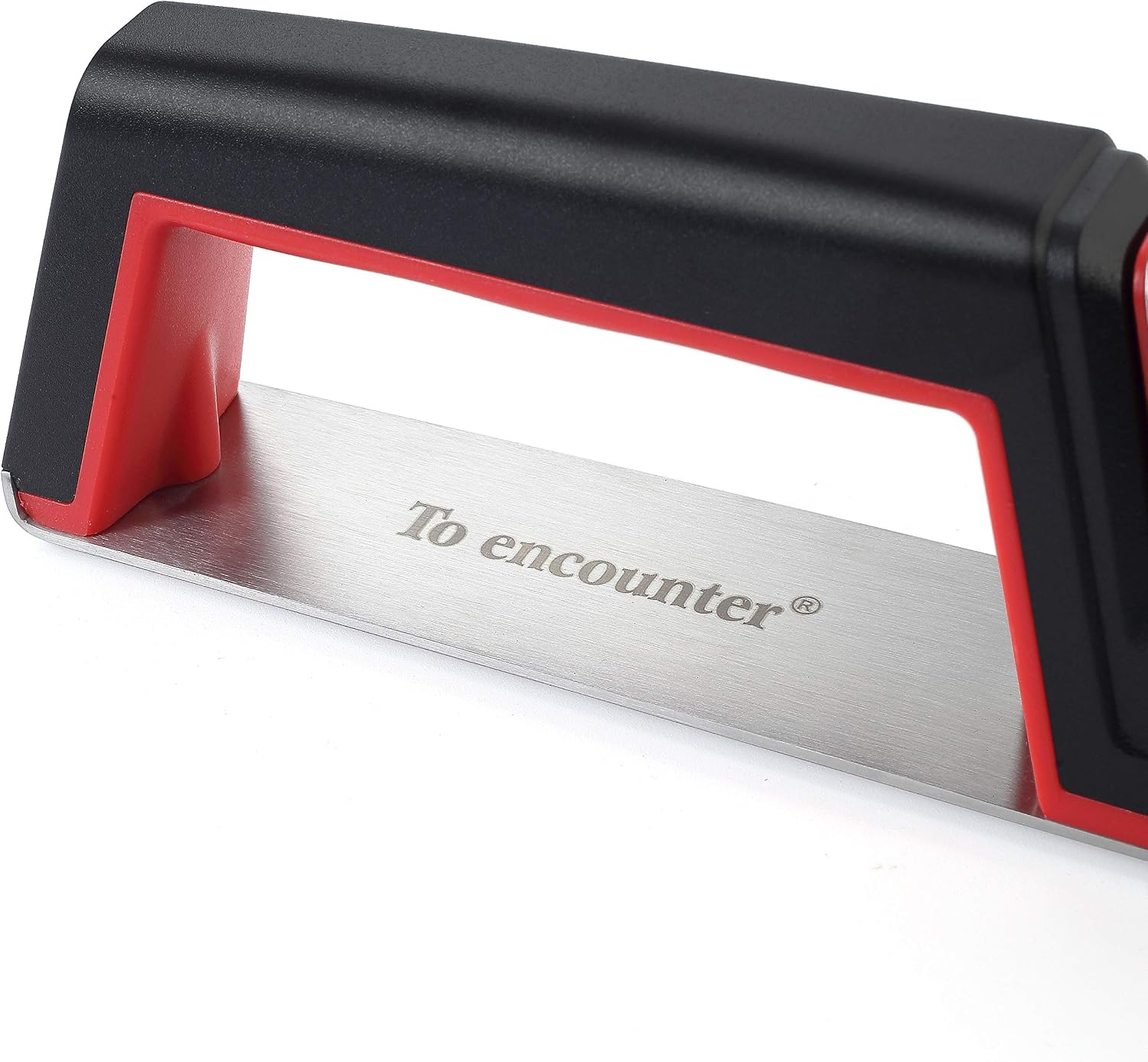 To encounter Knife Sharpener Professional 3-Stage Kitchen Knife Sharpening Tool - Restore and Polish Blades Quickly, 2-Stage Mini Outdoor Pocket Sharpener Included