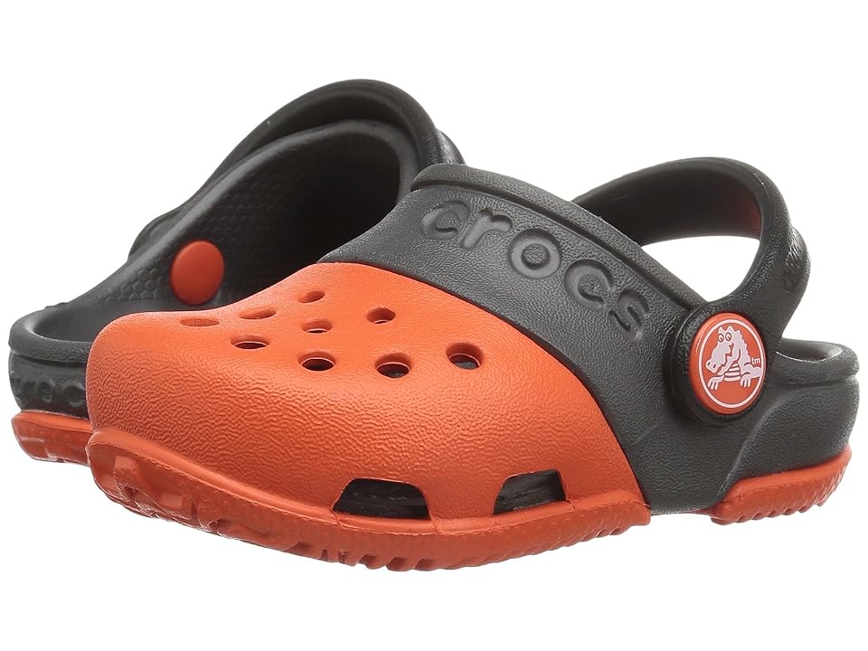 

Crocs Kids Crocs Kids - Electro II Clog (Toddler/Little Kid) (Tangerine/Graphite) Kids Shoes
