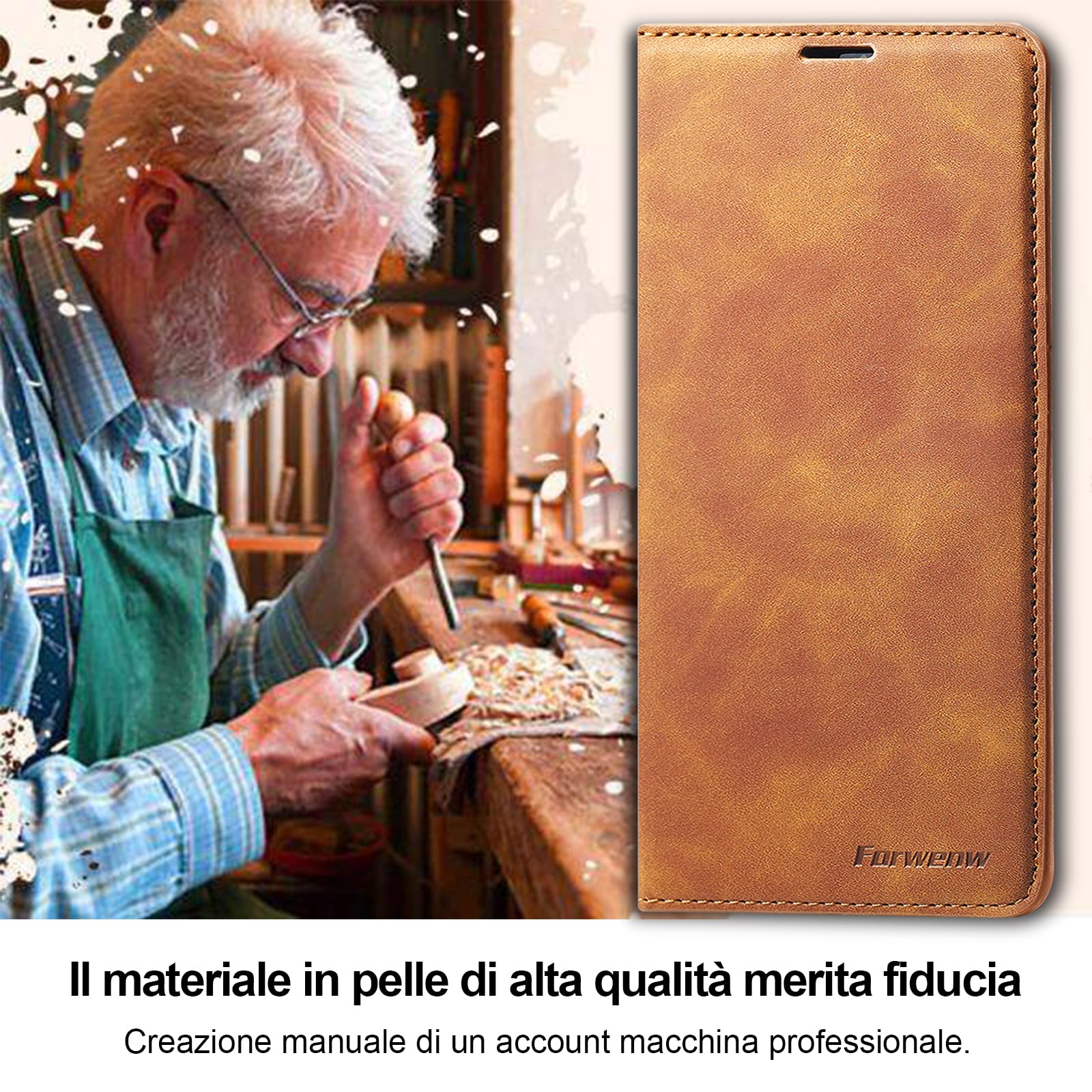 Custodia in pelle per OPPO Reno12 F Reno 12F 12 Fs 4G 5G Porta carte
