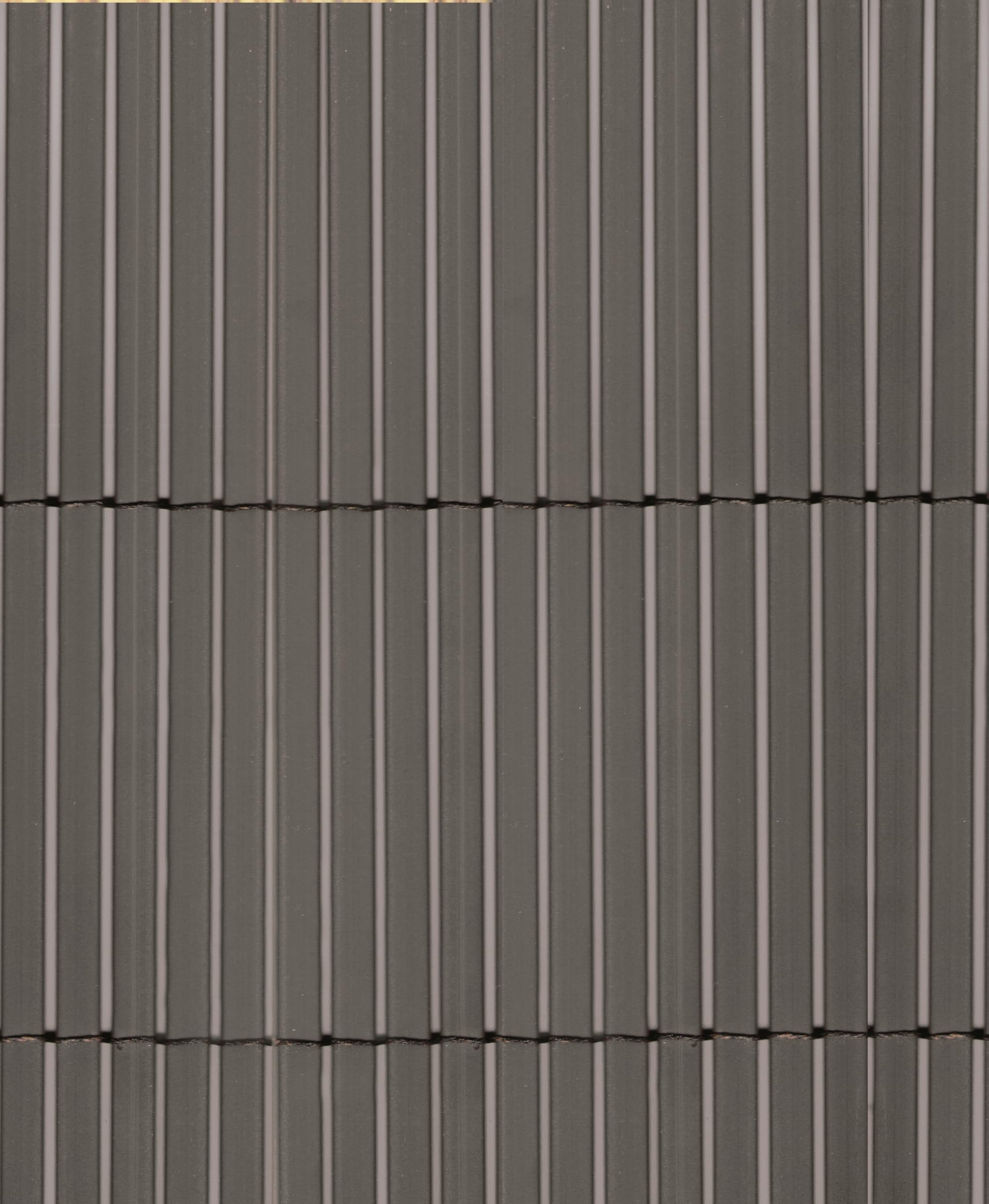 Canniccio sintetico effetto bambù grigio schermante UV per recinzione balcone e terrazzo Rotolo 5 m, varie altezze – FENCESHOP - H. 100 cm