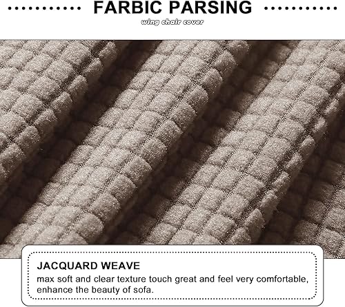 Miniatura 6 de OKYUK Funda para sofá reclinable esquinero, de jacquard para 5 asientos, fundas de sofá esquineras elásticas para sofá reclinable en forma de L,