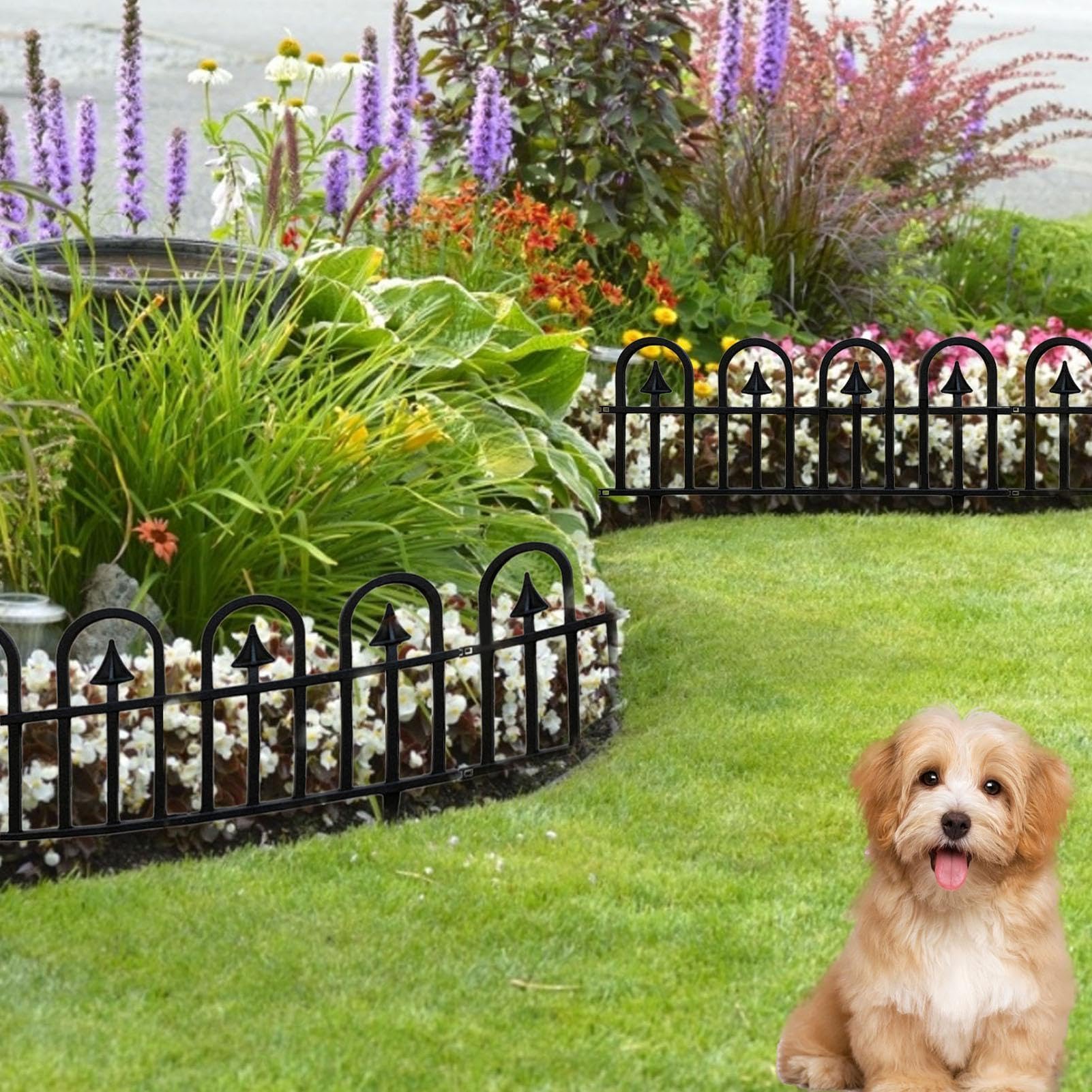 Bordure décorative de Jardin Panneaux de clôture décoratifs 5 pièces