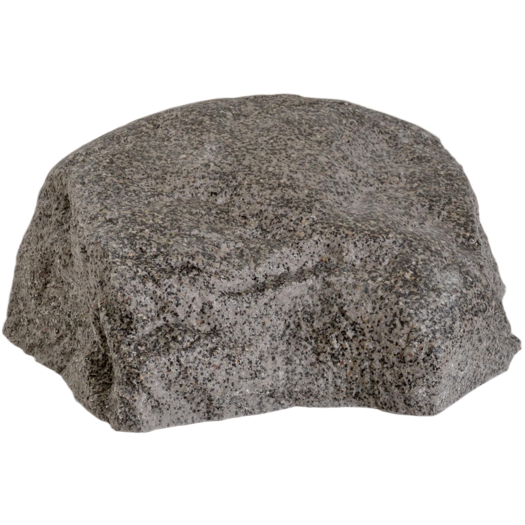 Roccia Artificiale S-06 Ø 42 cm Grigio – Finta Roccia Cava Ultra-Piatta & Copertura Tombino, Quadro Elettrico, Contatore – 56 × 51 × 19 cm, Fibra di Vetro, 6 kg, Resistente al Gelo