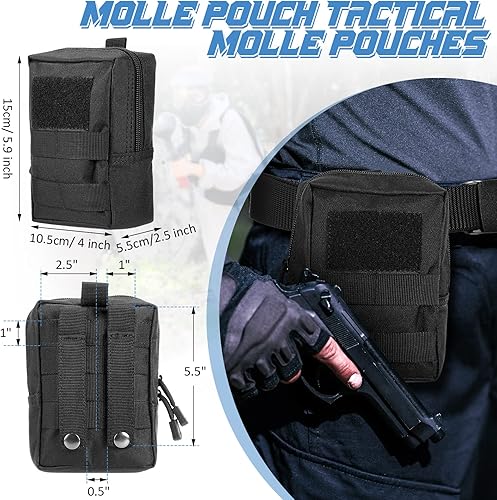 Miniatura 2 de Cunno 8 bolsas Molle tácticas Molle bolsa chaleco bolsa teléfono celular cinturón bolsa impermeable bolsa bolsa bolsa utilidad EDC bolsa bolsa bolsa