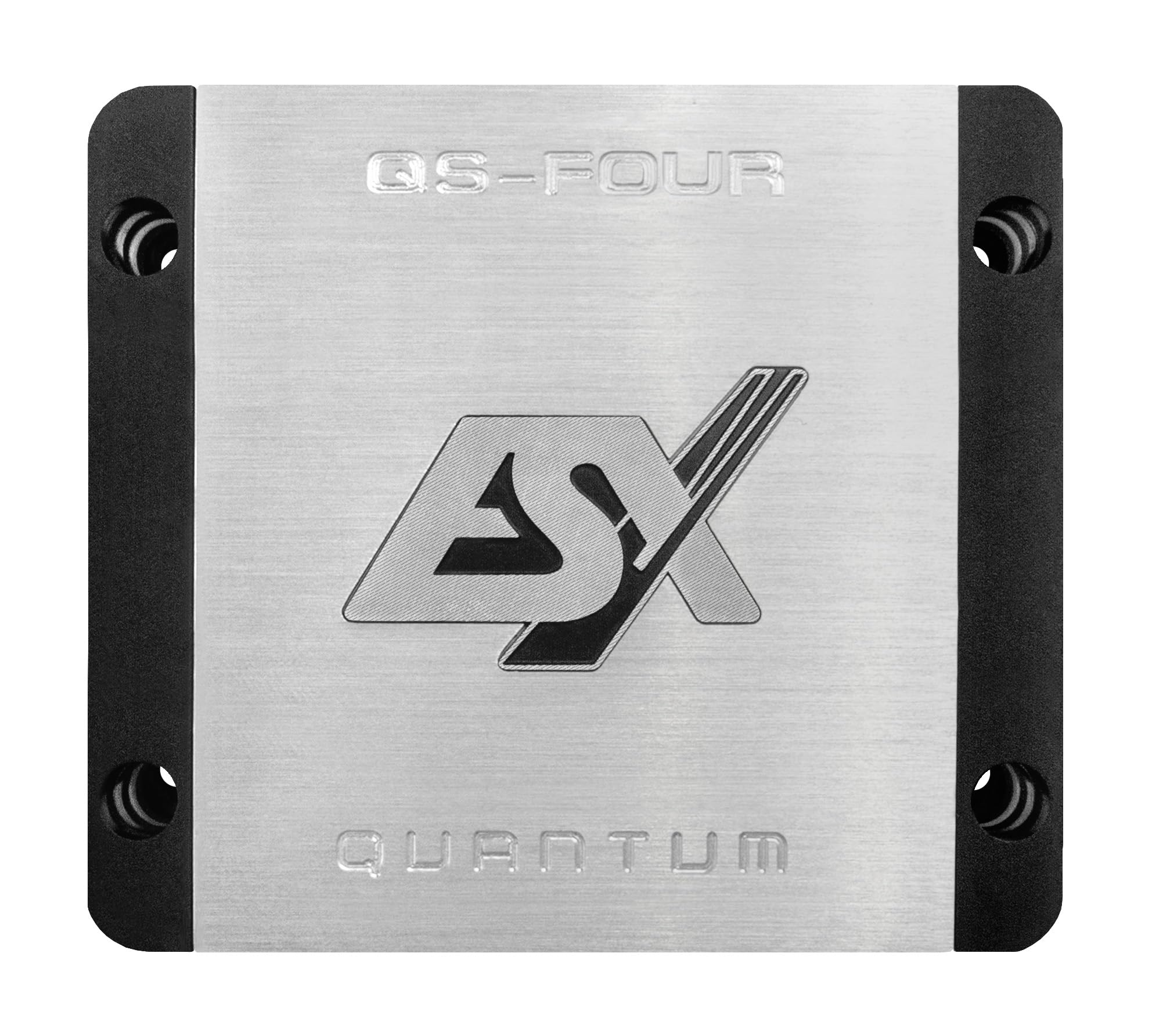 ESX QUANTUM QS-FOUR-ISO - Amplificateur ultra-compact pleine gamme de classe D avec 240 W RMS à seulement 90 x 35 x 80 mm | Faisceau de câblage ISO Plug & Play inclus | ESX Car Audio