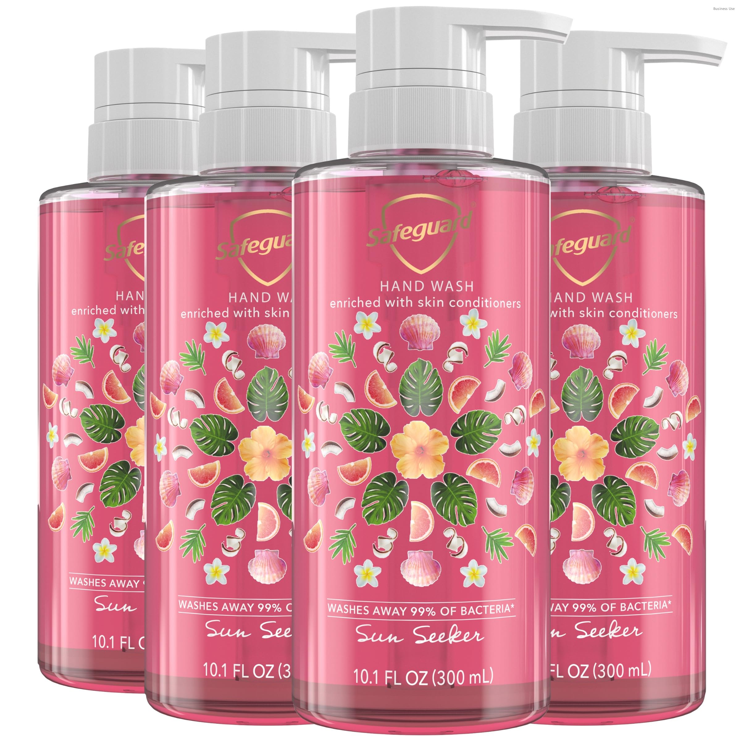 Safeguard Liquid Hand Soap, Micellar Deep Cleansing, Washes Away 99% Bacteria, Made with Natural Moisturizers, Enriched with Skin Conditioners, PH