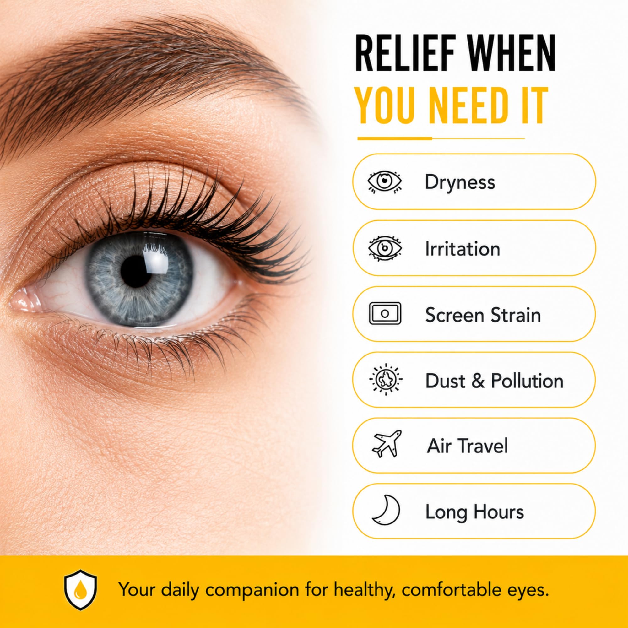 Eyecirque No Preservative Lubricating Eye Drops: Comfort, Soothe, and Moisturize - For Dry Eyes, Redness, Digital Eye Strain, Tired Eyes, Regular Use 1