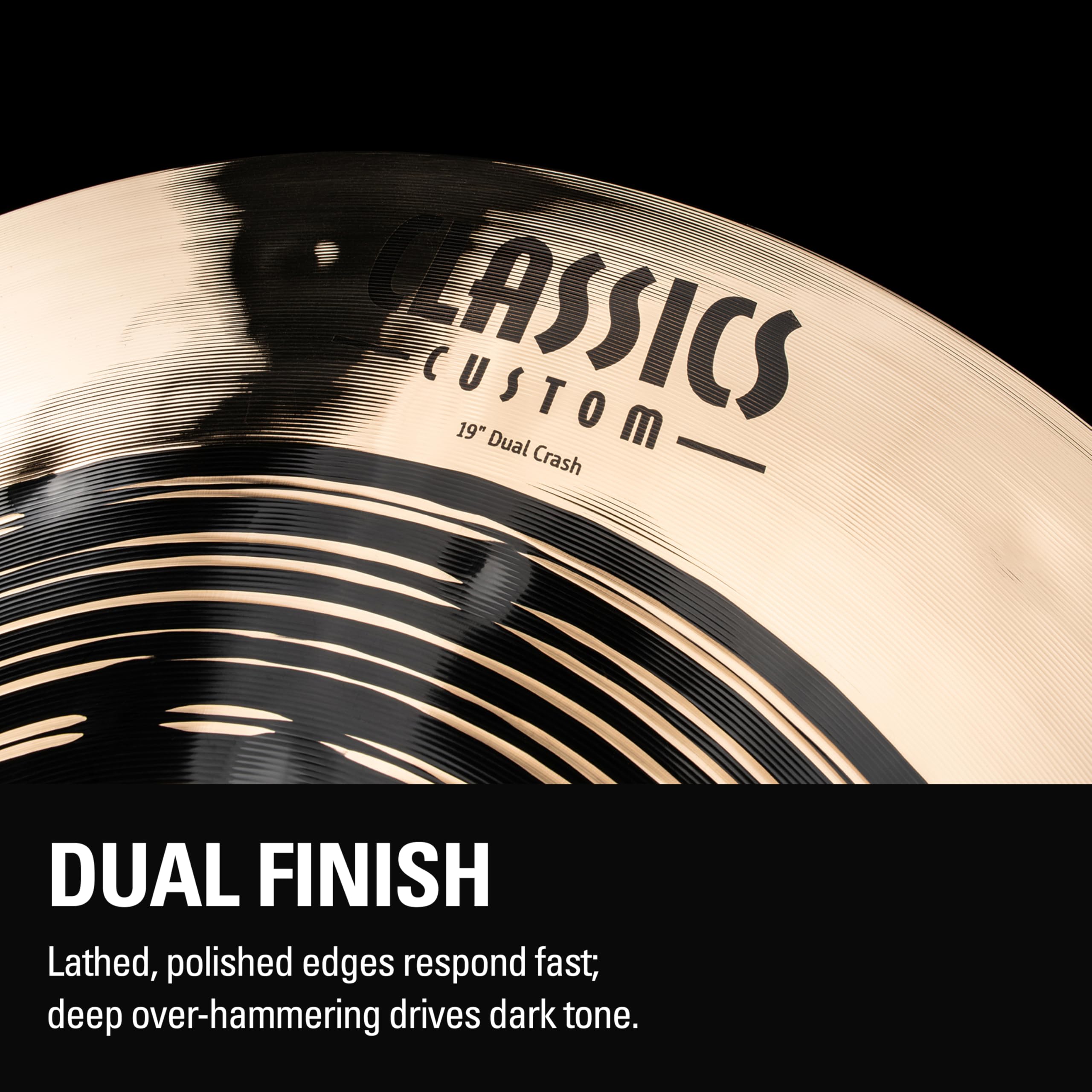 Meinl Classics Custom Dual Platillo Crash - 19" (CC19DUC)