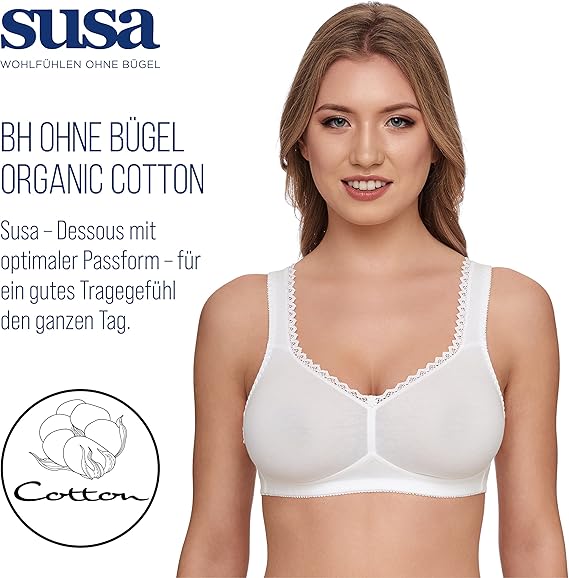Susa 2-Pack BH o. Bügel (27077) marine/champag. ab 40,91 € | Preisvergleich bei