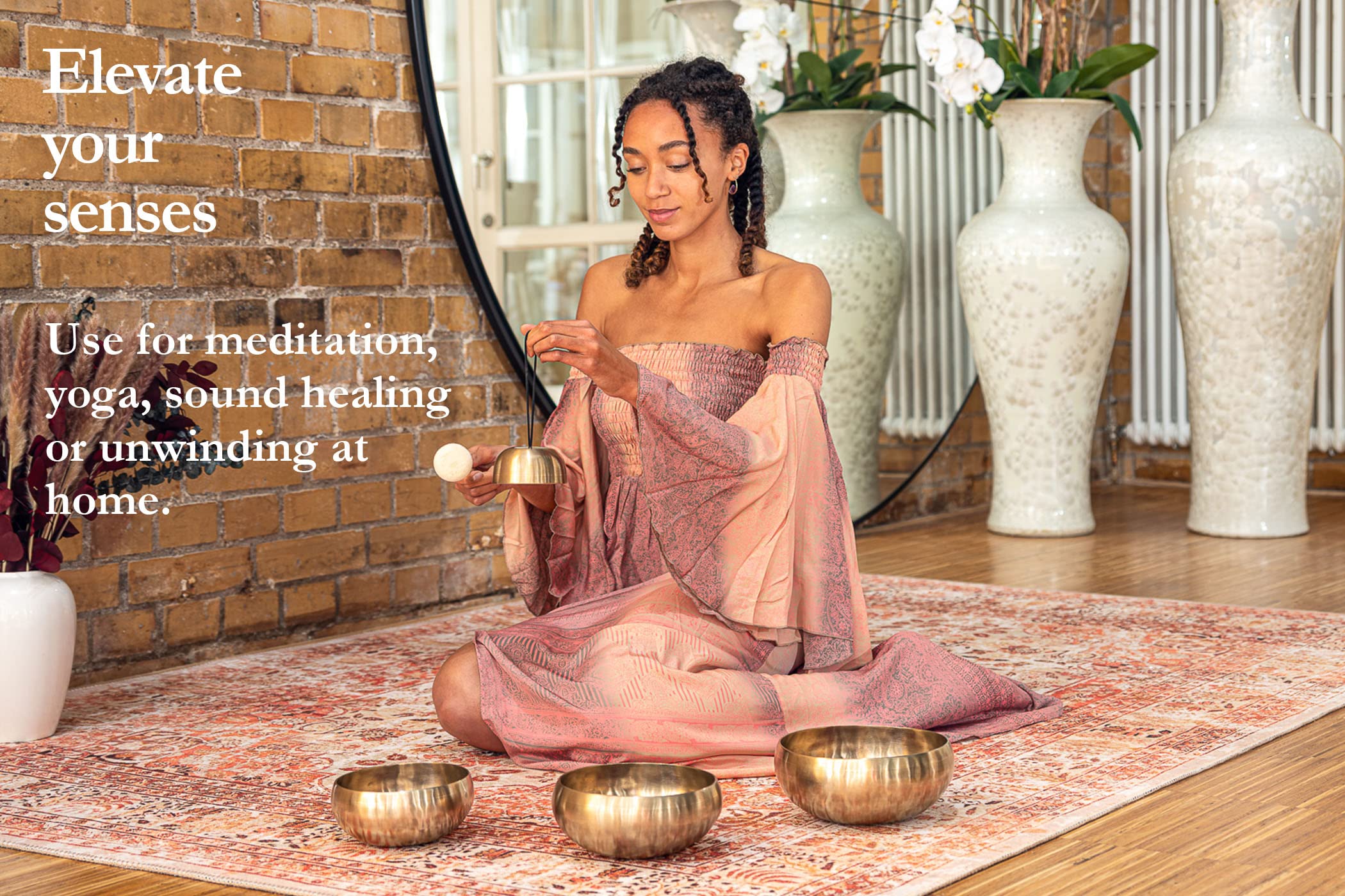 Sonic Energy Klangschalen Set Cosmos Series – 250/650/800/1000 g – Für Meditation & Klangheilung – Inkl. Hülle, Filzring & Schlägel (SB-C-2700)