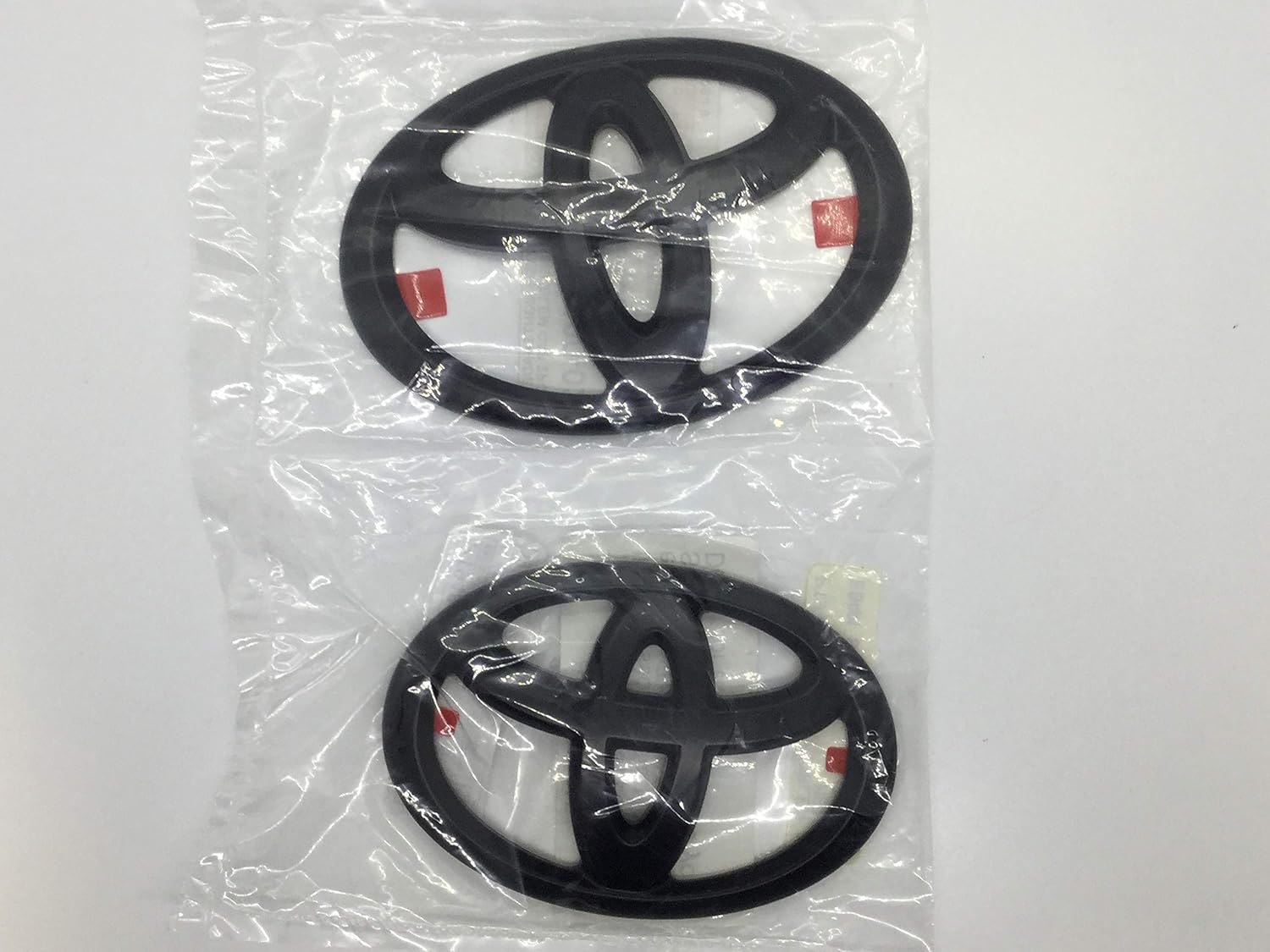 Genuine Toyota 4Runner Nightshade 2 Piece Black/Blackout Emblem Overlay Set PT948-89190-02