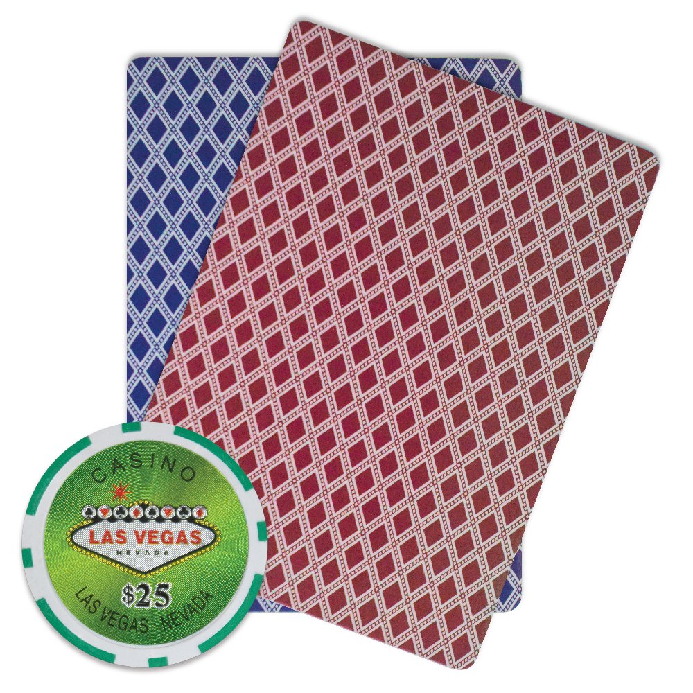 Brybelly Las Vegas Casino Poker Chip Heavyweight 14 gram Clay Composite – opakowanie 50 sztuk (25 USD zielony)