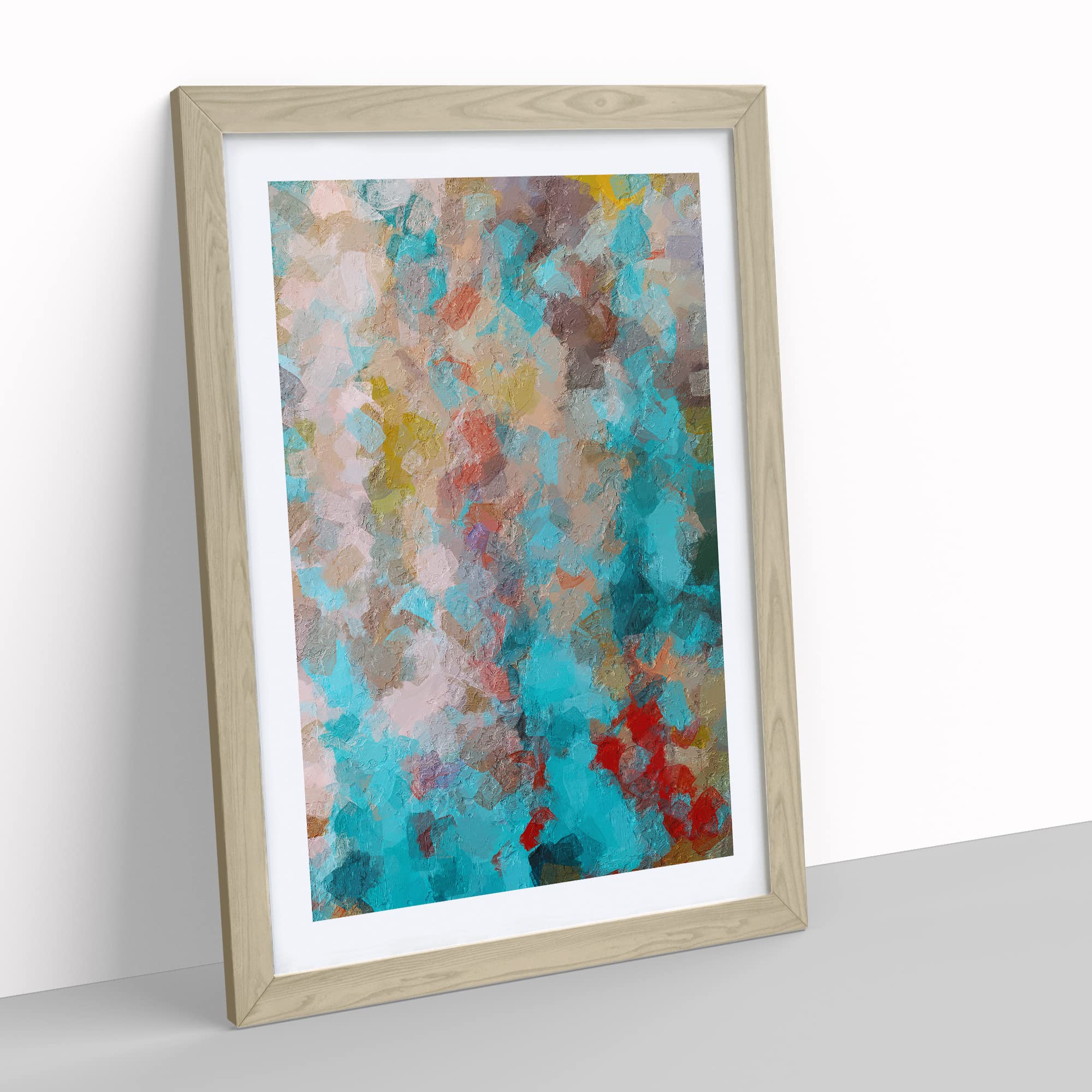 Even The Score Abstract Framed Print, Oak, A3 (34 x 46 cm) - Image 3