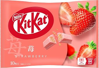 Nestle Japan Kit Kat Strawberry 10 pieces x 1 bag