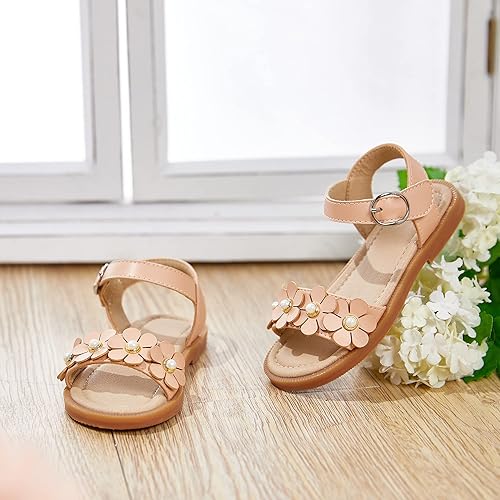 Miniatura 3 de GINFIVE Sandalias para niñas pequeñas, zapatos de verano para niñas pequeñas