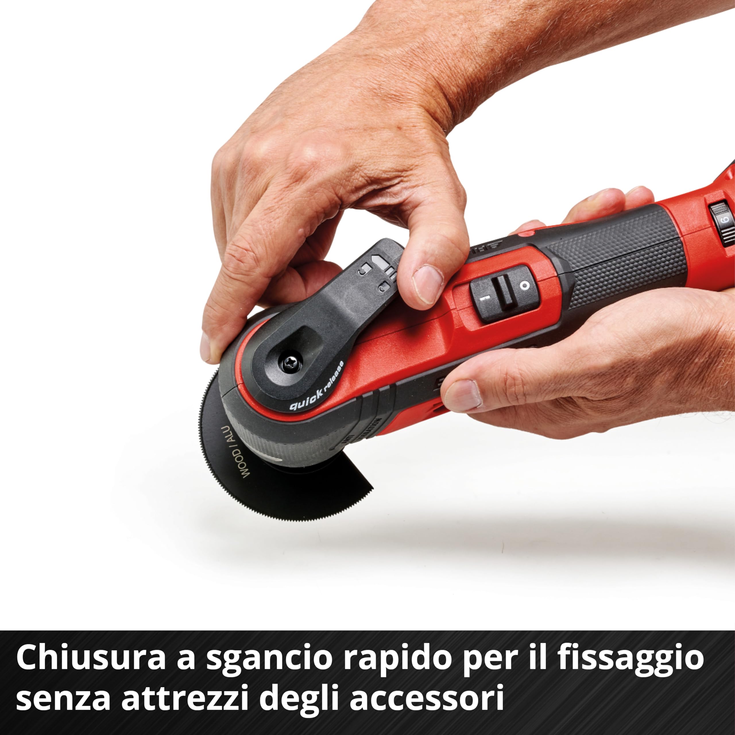 Einhell Professional utensile multifunzione TP-MG 18 Li BL-Solo Power X-Change (18 V, 3 funzioni, mandrino magnetico, accessorio incluso, batteria esclusa)