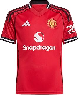 adidas Youth Manchester United 25/26 Home Jersey (Red)